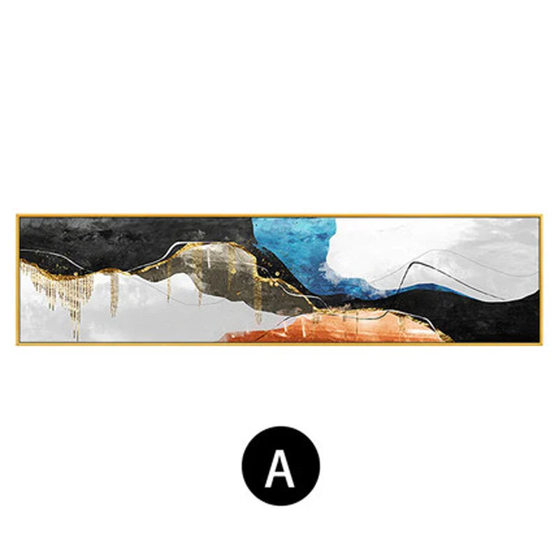 Moderne Farben Dunkle Abstrakte Wandkunst Feine Kunst Leinwanddrucke Breitformatige Bilder Für Über Dem Sofa Bilder Für Über Dem Bett