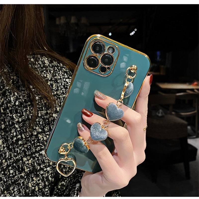 Brehn | Edelmetall Herz iPhone Hülle