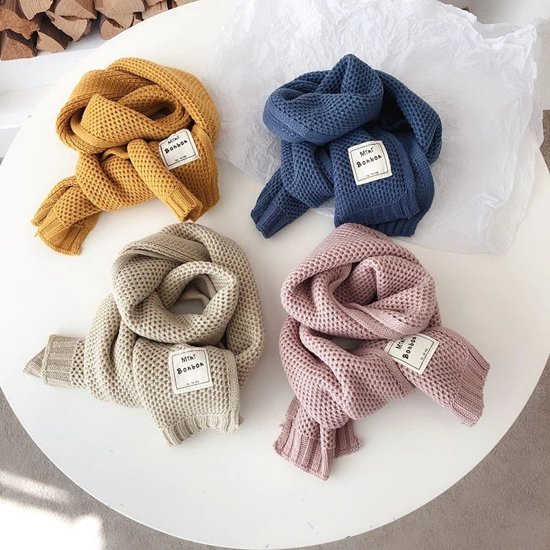 Brehn | Kinder Strickschal – Weicher und Wärmender Schal in Zeitlosem Design