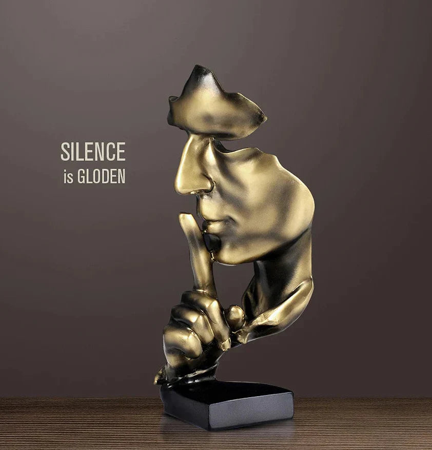 Silent Thinker Abstraktes Gesicht Wohnkultur