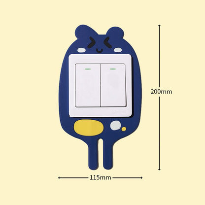 3D Leuchtende Cartoon Haken Steckdosenaufkleber | Brehn