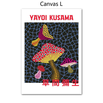 Yayoi Kusama Abstraktes Premium Poster