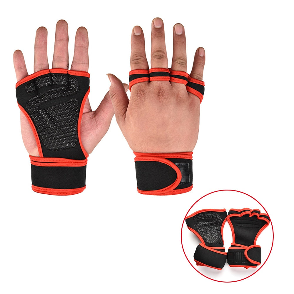 VIvolux | Power Grip Atmungsaktive Fitness Trainingshandschuhe