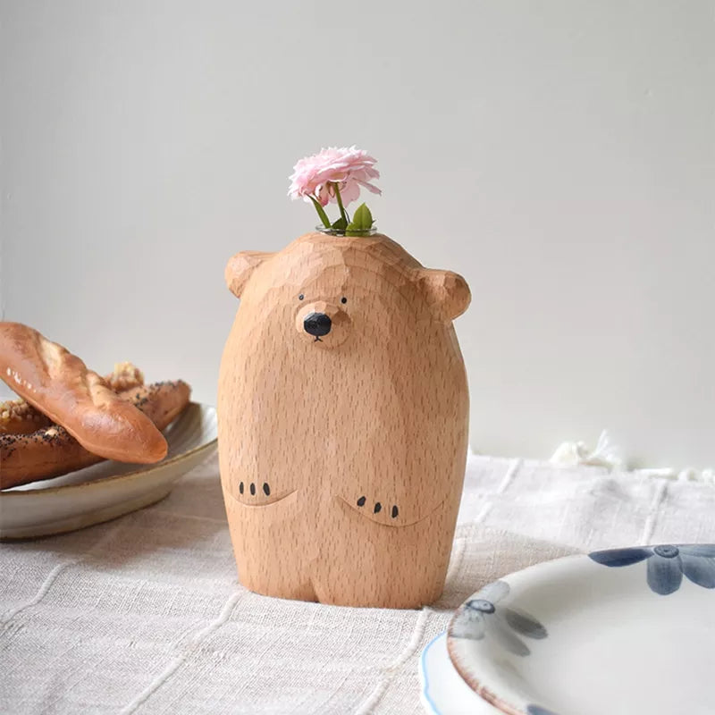 Süßer kleiner Bären-Blumenvase | Brehn