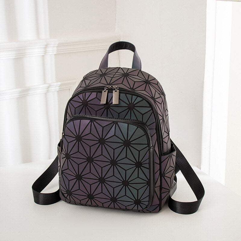 VIvolux | Rainbow Rise Luminous Holographischer Rucksack