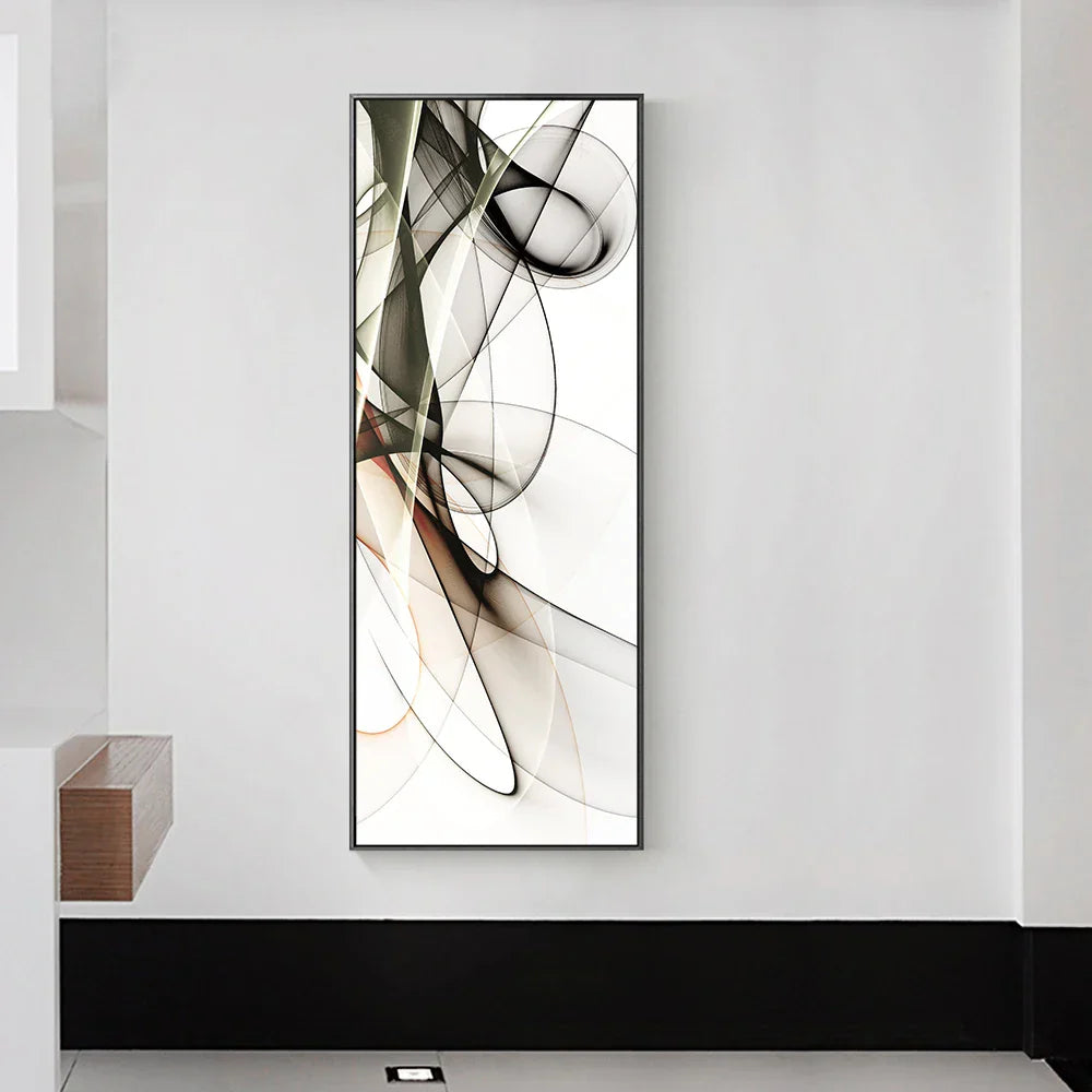 Minimalistische Fließende Ethische Abstrakte Wandkunst Feine Kunst Leinwanddrucke Bilder Für Moderne Wohnung Wohnzimmer Home Office Kunst Dekor | Brehn