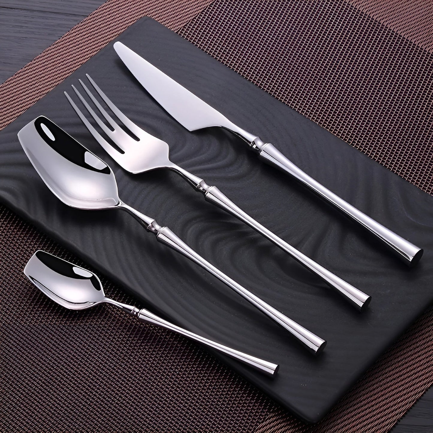 Besteckset aus Edelstahl – robust und elegant | Perfekt für den Alltag und Gäste