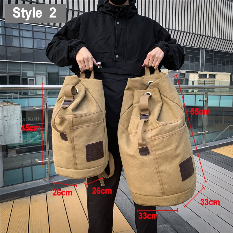 Brehn | Nomad Freundliche Canvas Eimer Tasche Rucksack