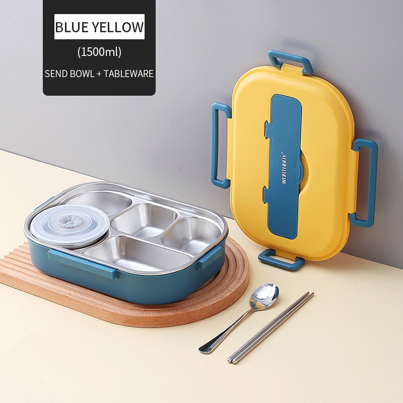 Edelstahl Mehrfach-Compartments Kinder Lunchbox | Brehn