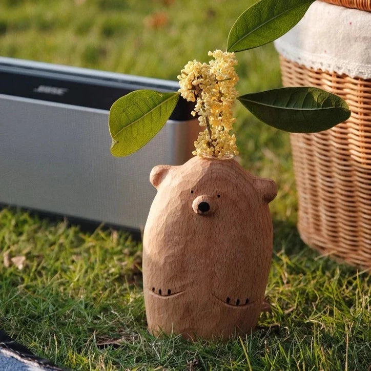 Süßer kleiner Bären-Blumenvase | Brehn