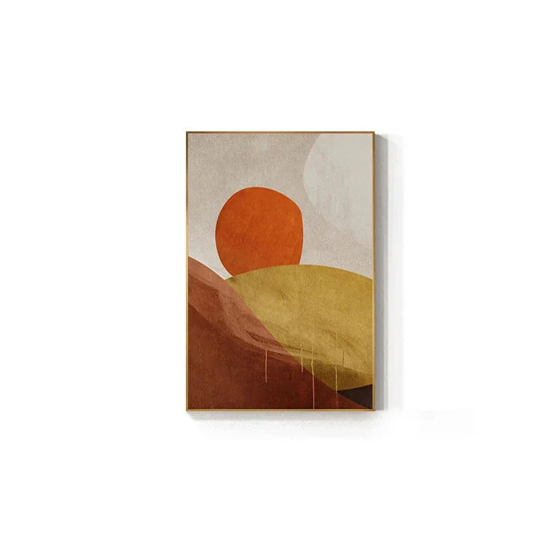 Auffällige Farbpaletten Zeitgenössische abstrakte Wandkunst Feine Kunst Leinwanddrucke Mittelpunkt Bilder für städtische Wohnung Wohnzimmer Kunst für modernes Wohnen