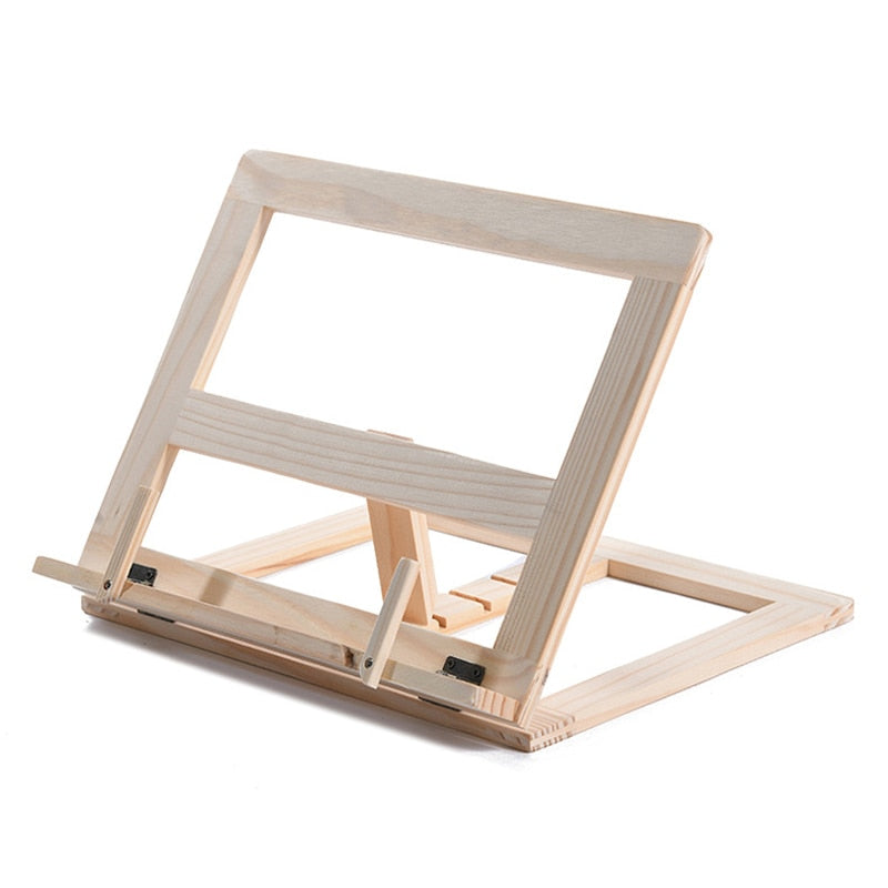 VIvolux | Kreativer Bücherwurm Holz Tablet-Ständer