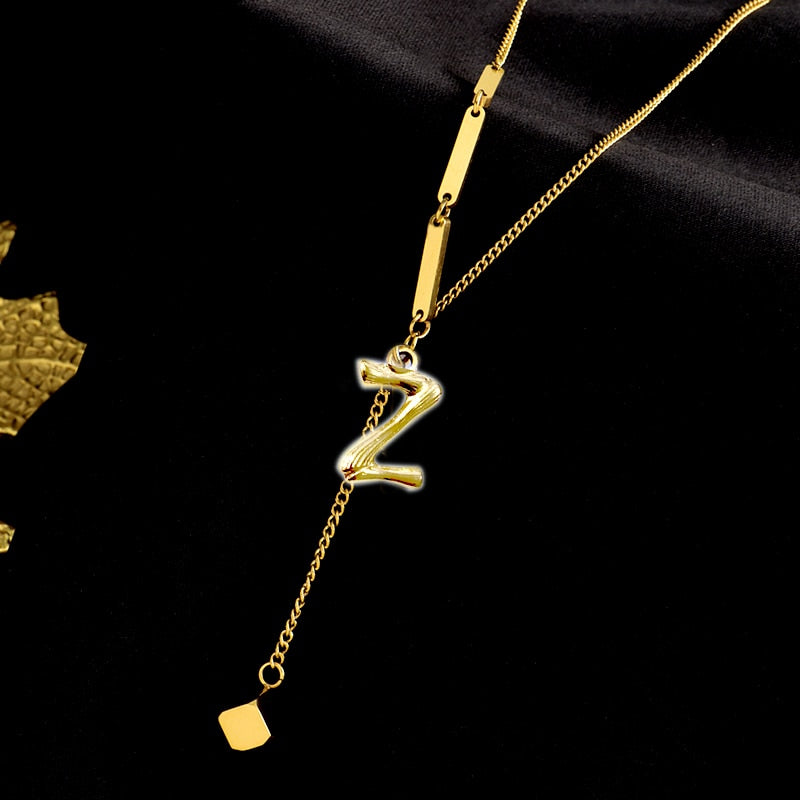 Brehn | Charmante Initialen Buchstaben Halskette