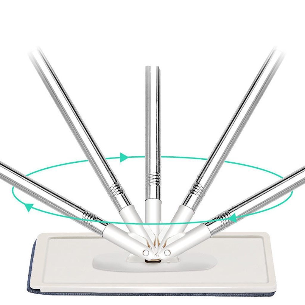 Brehn | Magic Mop – Enthält 4 Pads, 360° drehbar & waschbar