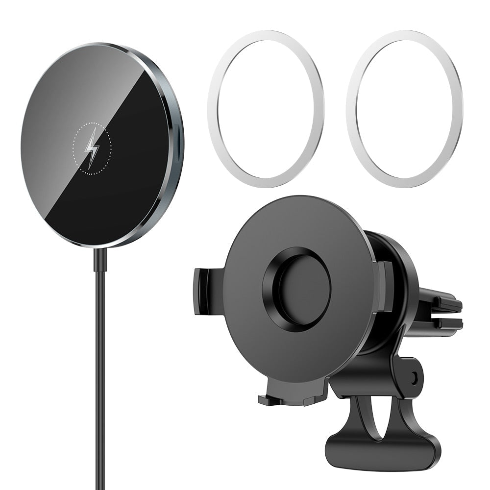 VIvolux | 2-in-1 Magnetische Luftspalt-Schnellladegerät