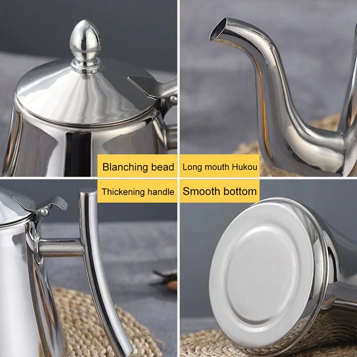 KookPro Induktionskessel mit Filter – Edelstahl-Teekessel für alle Herdarten | Brehn