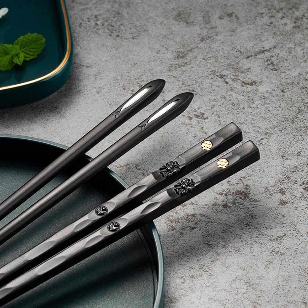 DineLux – Luxuriöses Essstäbchen-Set mit raffinierten Designs (5 Paare)