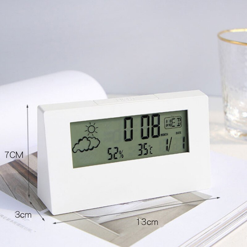 Transparente Kristallvision Multifunktionale Desktop-Uhr | Brehn