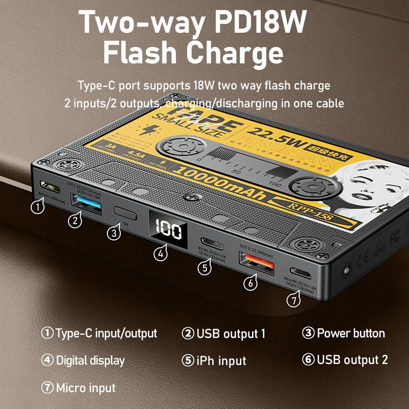 Retro-Kassette-Powerbank | Brehn