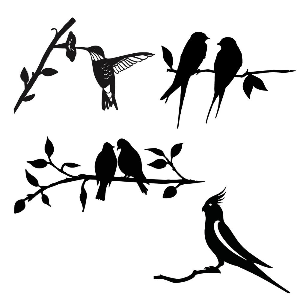 Brehn | Eindhoven Garten Dekor | Metall Vogel Silhouette - Kunst Im Hinterhof