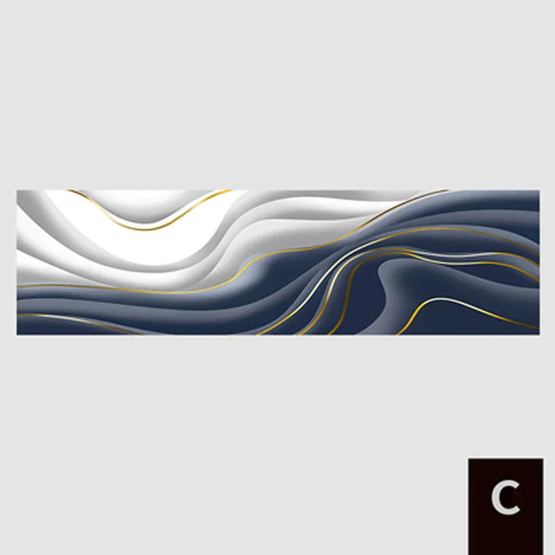 Modern Abstrakt Grün Grau Gold Fließendes Band Wandkunst Feine Kunst Leinwanddrucke Hochformat Bilder Für Wohnzimmer Foyer Treppenhaus Wanddekoration | Brehn