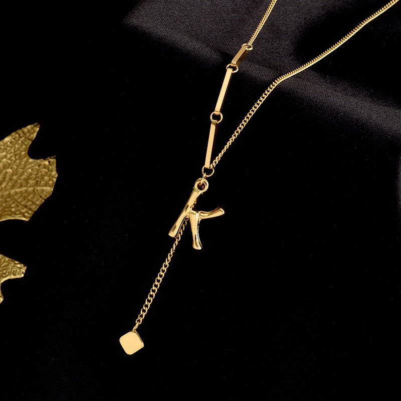 Brehn | Charmante Initialen Buchstaben Halskette