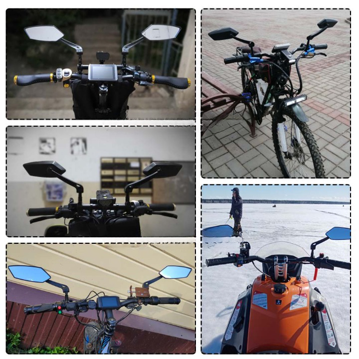 360°-Rückspiegel für Fahrrad mit Lenkerbefestigung | Brehn