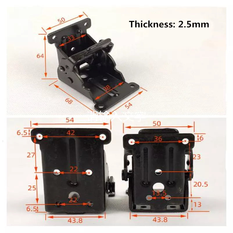 2Pcs FoldaBrehne Selbstverriegelungsschaniere