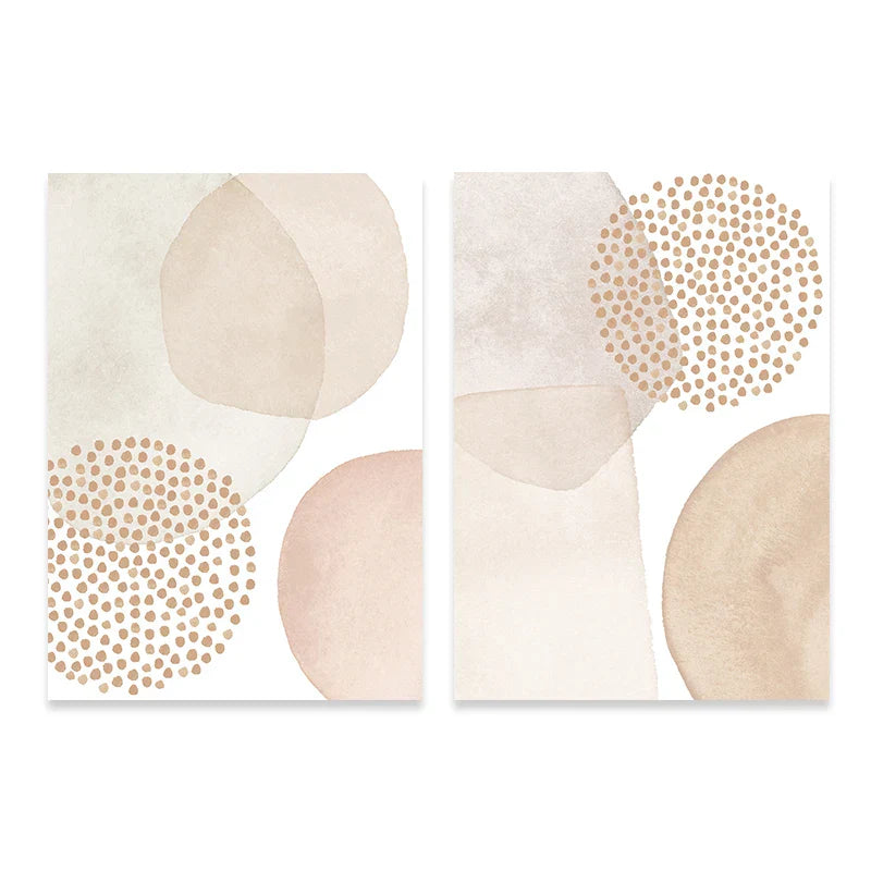 Helle Farbtöne Pink Beige Minimalistische Abstrakte Wandkunst Fine Art Leinwanddrucke Bilder Für Wohnzimmer Schlafzimmer Nordische Wohnkultur | Brehn