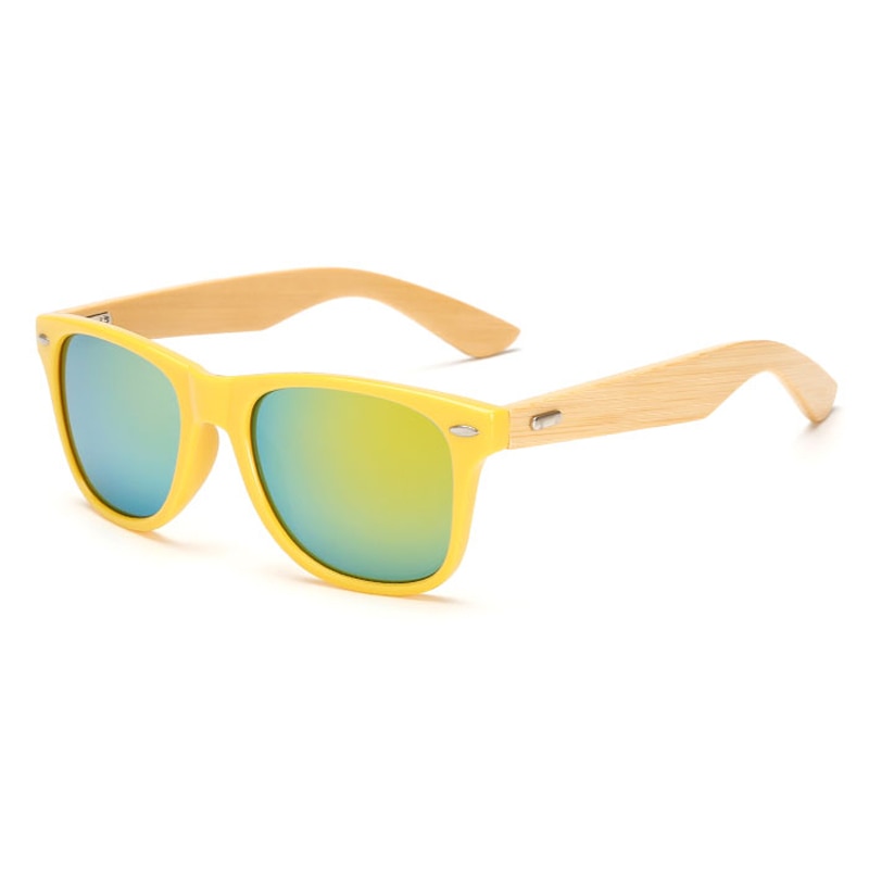 Brehn | Bamboo Retro Holz Sonnenbrille