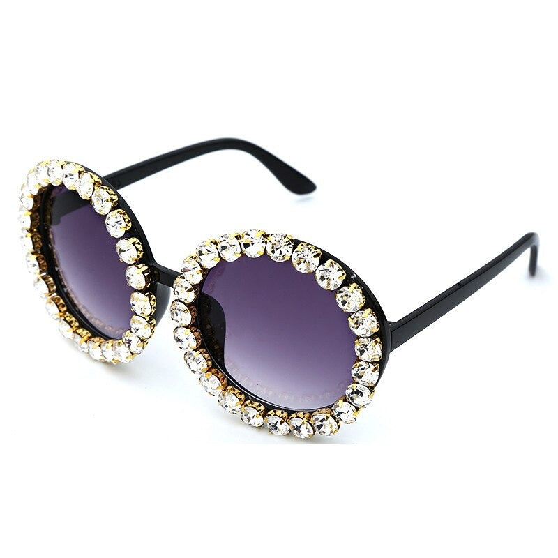 Brehn | Oversized Runde Luxus-Sonnenbrille