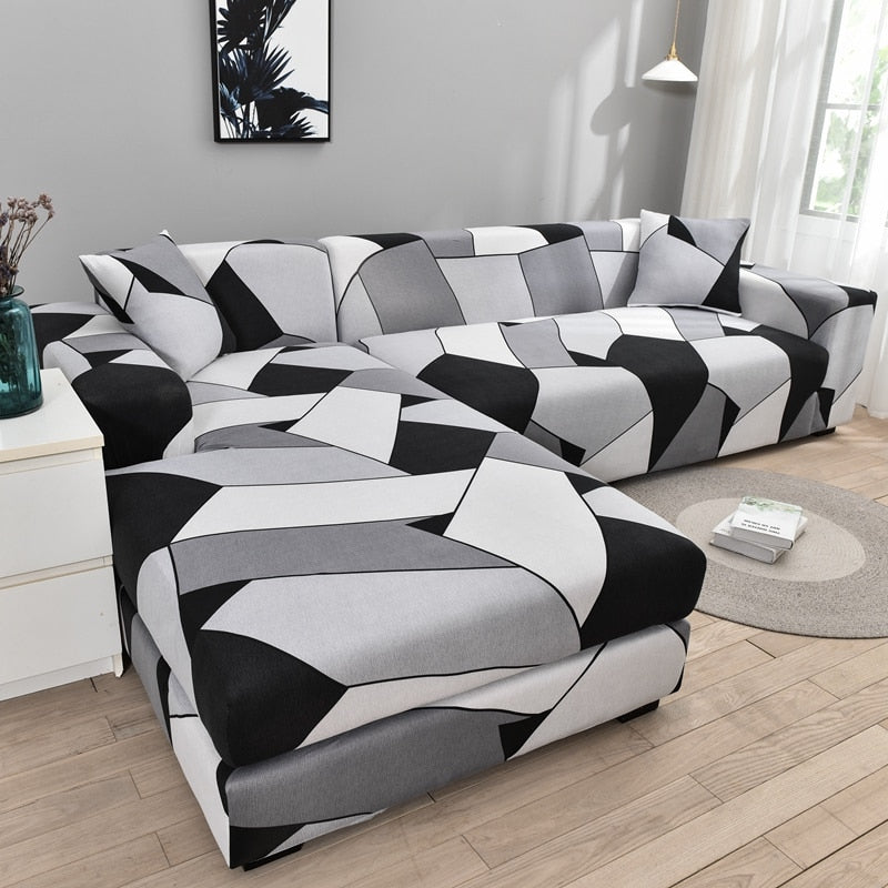 Modern rutschfeste bunte elastische Sofabezug | Brehn
