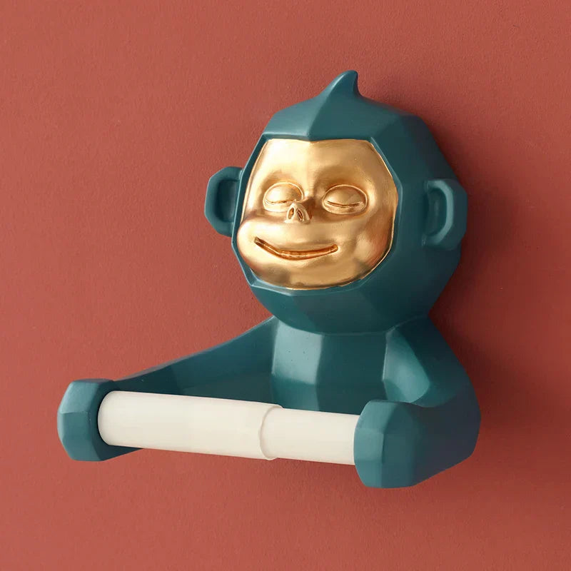 Brehn | Happy Monkey Harz Toilettenpapierhalter