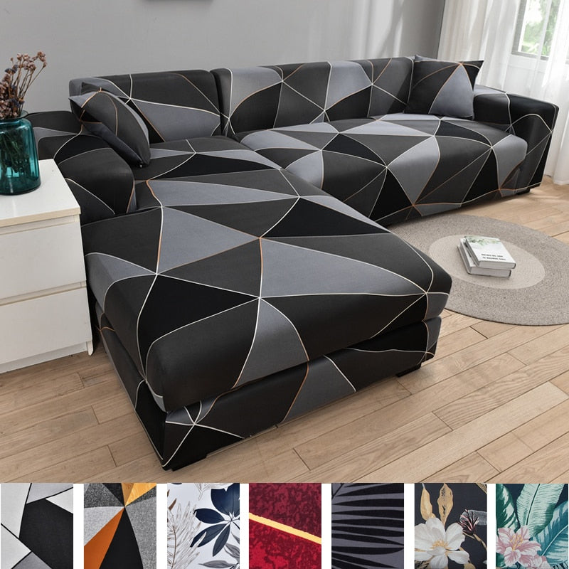 Modern rutschfeste bunte elastische Sofabezug | Brehn
