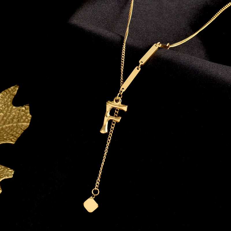 Brehn | Charmante Initialen Buchstaben Halskette