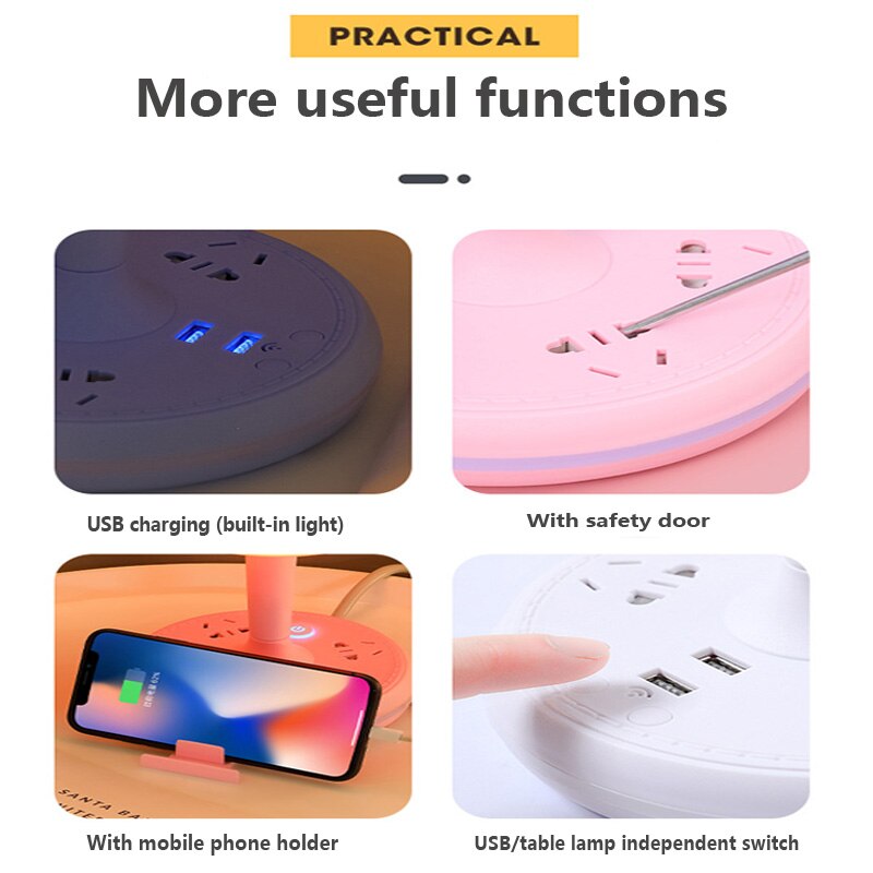 Multi Power Strip Phone Holder TaBrehne Lampe | Brehn