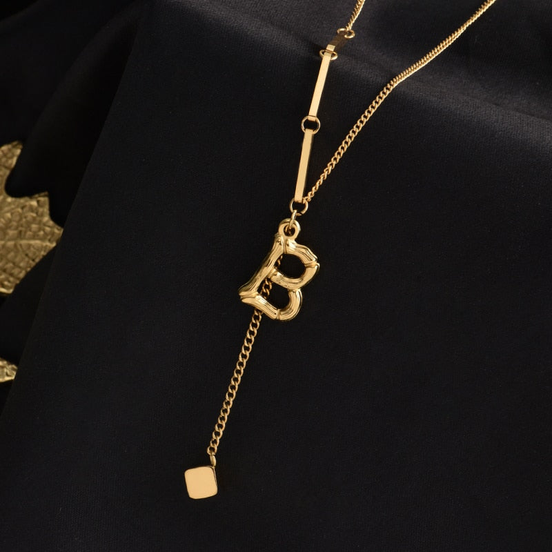 Brehn | Charmante Initialen Buchstaben Halskette