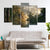 5 Stück Abstract Natur Landschaft - Leinwand Wandkunst Malerei