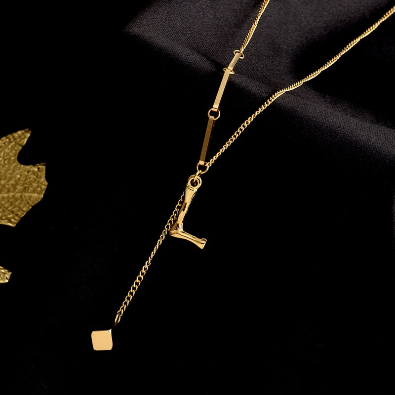 Brehn | Charmante Initialen Buchstaben Halskette