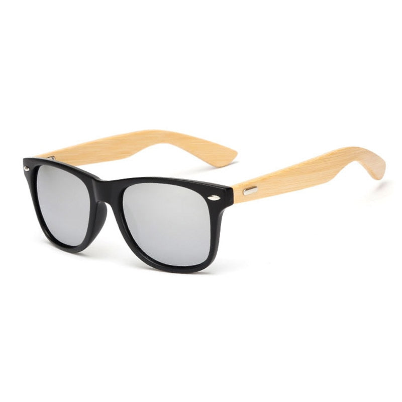 Brehn | Bamboo Retro Holz Sonnenbrille