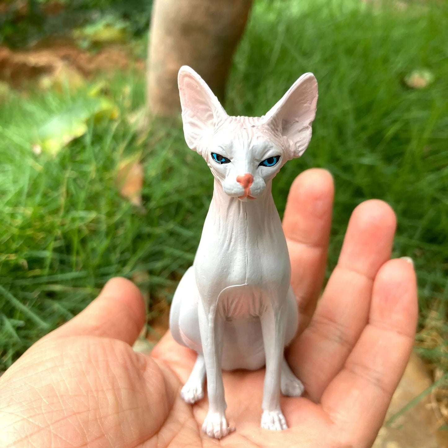 VIvolux | Modern Whisper Sphynx-Katze Tischdekoration