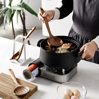 TeakChef 7-teiliges Küchenutensilien-Set Premium Teak-Werkzeuge | Brehn