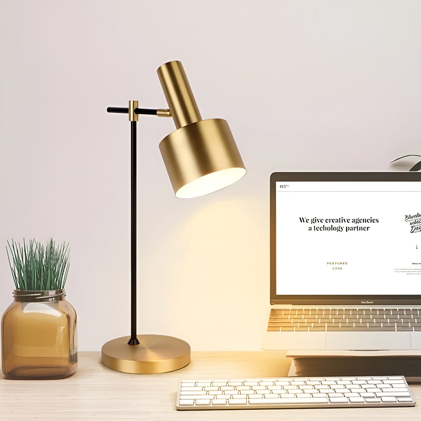 NordAura Lampe – Kreative LED-TaBrehne-Lampe