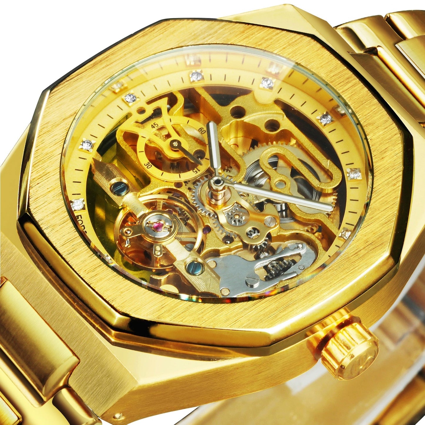 Brehn | Royale Skeleton Mechanische Herren Uhr