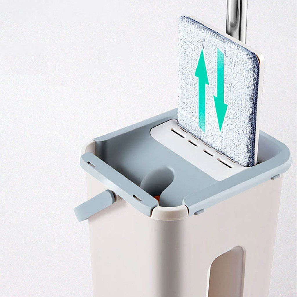 Brehn | Magic Mop – Enthält 4 Pads, 360° drehbar & waschbar