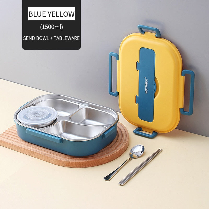 Edelstahl Mehrfach-Compartments Kinder Lunchbox | Brehn