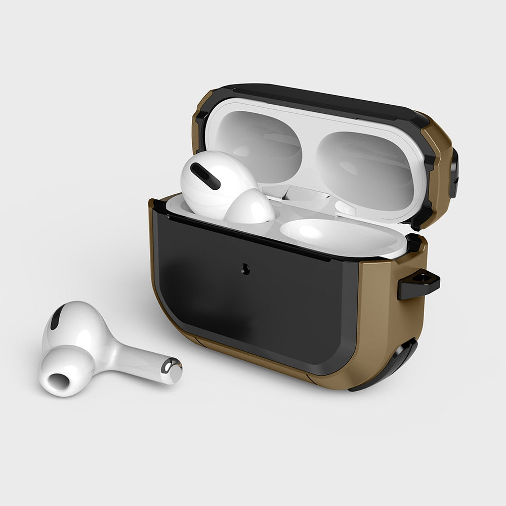 VIvolux | Audio Armor Carbon Fiber Silicone Airpods Case