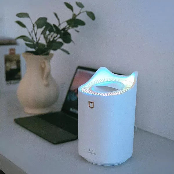 Brehn | Luftbefeuchter Weiß LED Nebel Diffusor