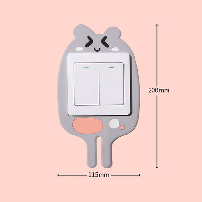3D Leuchtende Cartoon Haken Steckdosenaufkleber | Brehn