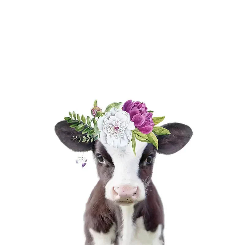 Baby Süße Tiere Wandaufkleber Für das Kinderzimmer Abnehmbar Peel and Stick Vinyl Wandtattoos Für das Zimmer des Babys Kreative DIY Wanddekoration | Brehn